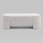 Банкетка Taks букле светло-серый варинант исполнения - 4 | Loft Concept в Новосибирске