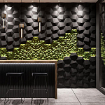 Гипсовая 3D панель с принтографией PM-30 варинант исполнения - 1 | Loft Concept в Новосибирске