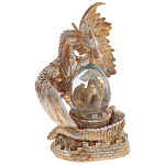 Декоративная статуэтка Дракон Dragon Guarding a Glass Egg Copper варинант исполнения - 1 | Loft Concept в Новосибирске