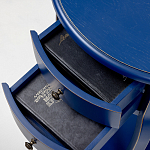 Синяя тумба на фигурных ножках Shelby варинант исполнения - 7 | Loft Concept в Новосибирске