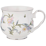 Кружка из фарфора с цветочным принтом 480 мл Tea Flower Set варинант исполнения - 1 | Loft Concept в Новосибирске