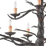 Люстра черная в виде ствола дерева Branched Tree варинант исполнения - 1 | Loft Concept в Новосибирске