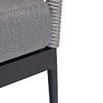 Кресло уличное темно-серое Street Bliss варинант исполнения - 5 | Loft Concept в Новосибирске