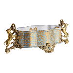 Чаша с орнаментом на бронзовых ножках в виде львов Eden Garden варинант исполнения - 1 | Loft Concept в Новосибирске