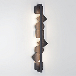 Бра вертикальное с черными кругами и квадратами Gravyura варинант исполнения - 5 | Loft Concept в Новосибирске