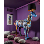 Большой Торшер Лошадь с ручной авторской росписью Feral Stallion варинант исполнения - 1 | Loft Concept в Новосибирске