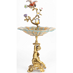 Фарфоровая чаша Фонтан птиц Verena варинант исполнения - 3 | Loft Concept в Новосибирске