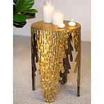 Столик дизайнерский Copper streaks варинант исполнения - 6 | Loft Concept в Новосибирске