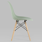 Пластиковый стул на ножках из массива бука Eames Mint варинант исполнения - 2 | Loft Concept в Новосибирске