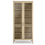 Витрина стеклянная 2-х дверная с ящиками и 5-ю полками Harper Line варинант исполнения - 2 | Loft Concept в Новосибирске