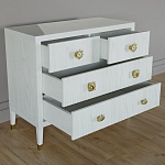 Бельевой Комод с 4 ящиками Elsa Dreams White варинант исполнения - 2 | Loft Concept в Новосибирске