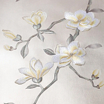 Обои Magnolia Canopy Colourway SC-288 on Natural Mica metallic silk варинант исполнения - 1 | Loft Concept в Новосибирске