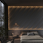 Гипсовая 3D Панель FIN варинант исполнения - 2 | Loft Concept в Новосибирске