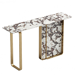 Консоль с прямоугольной мраморной столешницей Vivian Console варинант исполнения - 1 | Loft Concept в Новосибирске