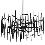 Люстра черная остроконечной формы Black Satin варинант исполнения - 5 | Loft Concept в Новосибирске