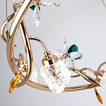 Люстра с хрустальными плафонами и декором Alvere Crystal Chandelier варинант исполнения - 3 | Loft Concept в Новосибирске