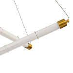 Светодиодная люстра Trumpet Tube Brass  варинант исполнения - 3 | Loft Concept в Новосибирске