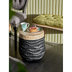 Приставной столик с фактурой под натуральное дерево Immortality варинант исполнения - 4 | Loft Concept в Новосибирске