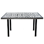 Стол обеденный из натурального мрамора Marble BW Accent Table варинант исполнения - 1 | Loft Concept в Новосибирске