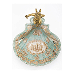 Блюдо с бронзовым ангелом Porcelain Angels of Paradise варинант исполнения - 3 | Loft Concept в Новосибирске