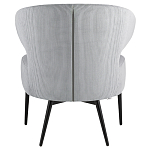 Современное мягкое кресло на металлических ножках Rakush Grey варинант исполнения - 3 | Loft Concept в Новосибирске