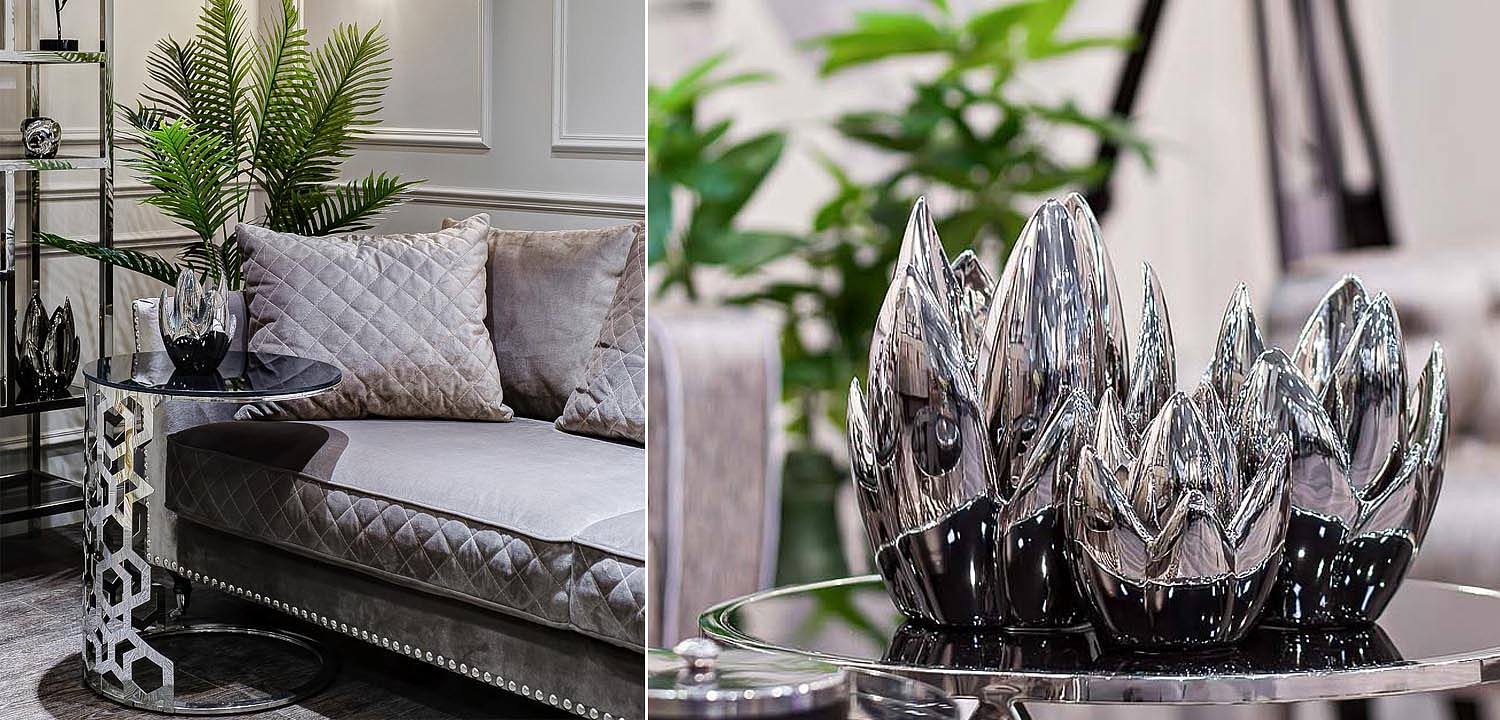 Подсвечник Solange silver Подсвечник Solange silver - Loft-Concept в Новосибирске