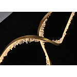 Подвесной светильник обрамленный элементами в виде кристаллов Smooth Shine варинант исполнения - 4 | Loft Concept в Новосибирске