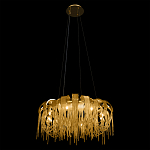 Люстра круглая подвесная с металлическими дугами и длинными цепочками 80 см Atlantis Chain варинант исполнения - 13 | Loft Concept в Новосибирске