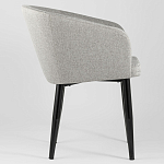 Мягкое кресло на металлических ножках Shaggy Grey варинант исполнения - 2 | Loft Concept в Новосибирске