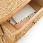 Консоль из плетеного ротанга с ящиками Armelle Rattan Console варинант исполнения - 4 | Loft Concept в Новосибирске