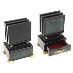 Настольный письменный набор из нефрита в подарочной коробке Victorious варинант исполнения - 11 | Loft Concept в Новосибирске