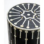 Дизайнерские приставной столик с инкрустацией Mandika Bone Inlay Stool варинант исполнения - 1 | Loft Concept в Новосибирске