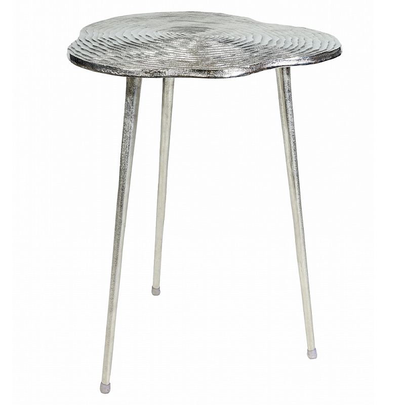 Металлический кофейный столик Puddle Silver Серебристый Металлический кофейный столик Puddle Silver Серебристый в Новосибирске | Loft Concept