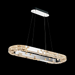 Люстра овальная с мозаичным хрустальным оформлением Sparks of Crystal варинант исполнения - 4 | Loft Concept в Новосибирске