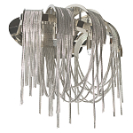 Бра с металиическими цепочками и дугообразными элементами Atlantis Chain варинант исполнения - 5 | Loft Concept в Новосибирске