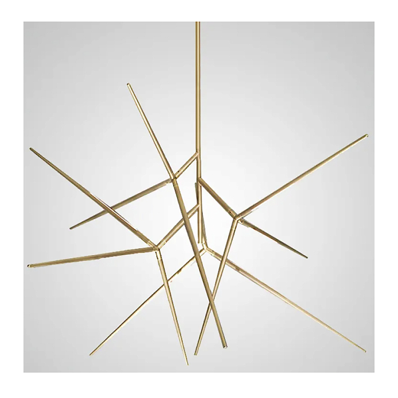 Люстра FLASK Gold Золотой в Новосибирске | Loft Concept 