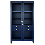 Дизайнерский шкаф витрина Elsa Dreams Blue с 4-мя ящиками варинант исполнения - 9 | Loft Concept в Новосибирске