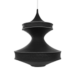 Подвесной вязаный черный светильник «Моника» варинант исполнения - 1 | Loft Concept в Новосибирске