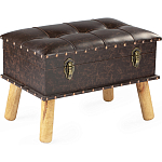 Пуф Leather Chest варинант исполнения - 1 | Loft Concept в Новосибирске