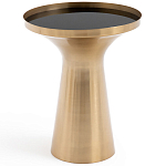 Приставной столик из латуни Grant Brass Side Table варинант исполнения - 1 | Loft Concept в Новосибирске