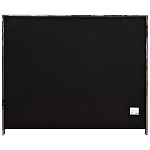 Кровать двуспальная серая с высоким мягким изголовьем Heart of the Bedroom варинант исполнения - 4 | Loft Concept в Новосибирске