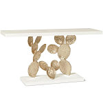 Консоль прямоугольная белая с основанием в виде кактуса Cactus варинант исполнения - 1 | Loft Concept в Новосибирске