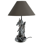 Настольная лампа с абажуром Дракон Silver Dragon варинант исполнения - 4 | Loft Concept в Новосибирске