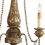 Бра состаренное с нитями из бусин Aged Silhouette варинант исполнения - 1 | Loft Concept в Новосибирске