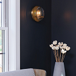 Бра округлой формы с многогранным стеклянным плафоном Hinkley варинант исполнения - 11 | Loft Concept в Новосибирске