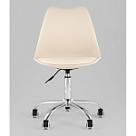 Офисный стул на металлическом основании EGGERY Beige пластик варинант исполнения - 5 | Loft Concept в Новосибирске