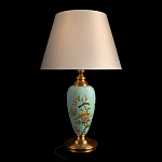 Настольная лампа голубая с изображением птиц Slip Away варинант исполнения - 2 | Loft Concept в Новосибирске