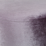 Пуф фиолетовый велюр на золотом металлическом основании Golden Belt варинант исполнения - 4 | Loft Concept в Новосибирске