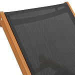 Шезлонг из текстиля и эвкалипта Power of Nature варинант исполнения - 5 | Loft Concept в Новосибирске