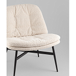 Кресло лаунж Tail молочный варинант исполнения - 2 | Loft Concept в Новосибирске